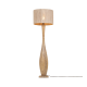 Boho δαπέδου από φυσικό ξύλο της Trio lighting.