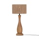 Boho επιτραπέζια λάμπα  από φυσικό ξύλο της Trio lighting.
