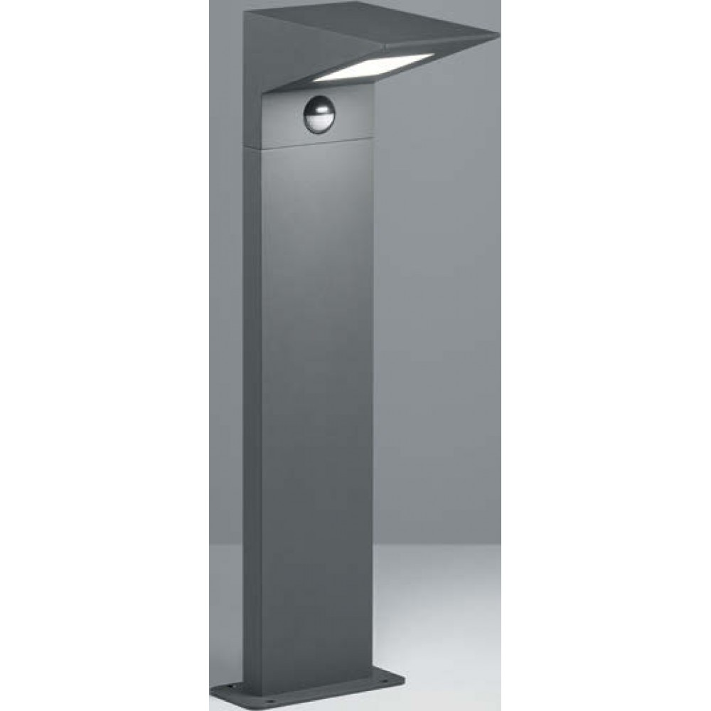 Led column in anthracite with motion sensor.