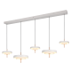 Κρεμαστό φωτιστικό σε γκρι ανοιχτό της Trio Lighting.