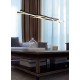 Κρεμαστό φωτιστικό με καμπύλες της Trio lighting .