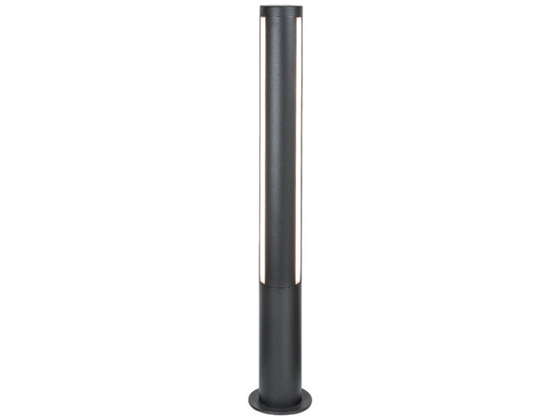 Outdoor column made of cast aluminum with LED lighting. Outdoor column made of cast aluminum with LED lighting.