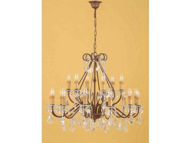 Two floor chandelier decorated with asfour crystals. Two floor chandelier decorated with asfour crystals.