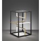 Table with built-in LED Light, in matt black and gold matt with smoke glass and white acrylic glass. It is a 3-step dimmer with a switch. Table with built-in LED Light, in matt black and gold matt with smoke glass and white acrylic glass. It is a 3-step dimmer with a switch.
